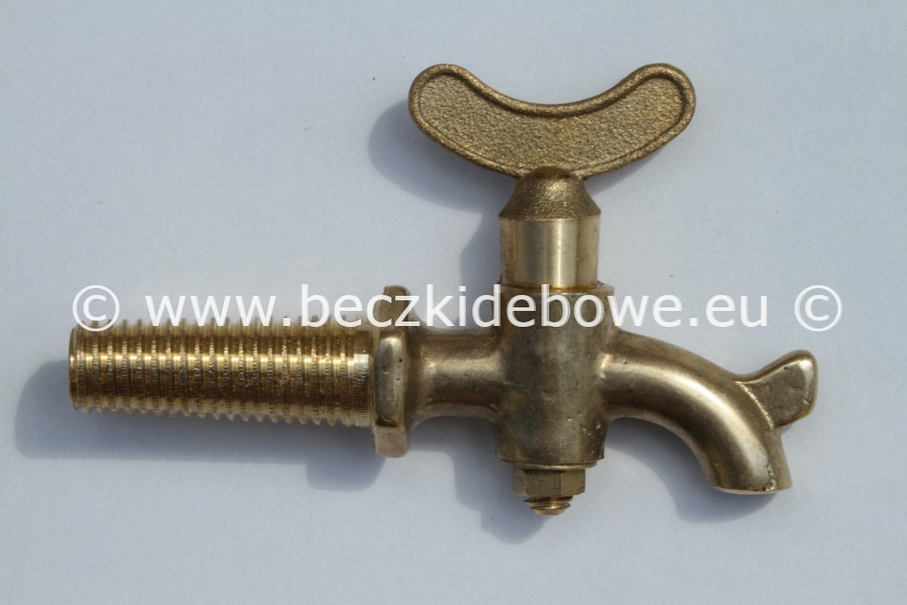 Kran mosiężny do beczki